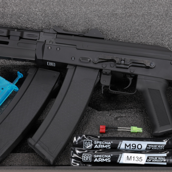 asgbox.pl - Specna Arms AK SA-PJ16 PRIME BLDC Karabin szturmowy AEG - Czarny