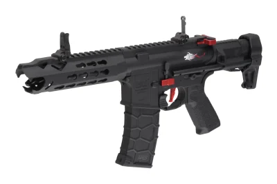 Replika karabinka Avalon Leopard CQB - Black/Red - obrazek 8