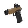 Pistolet ASG Arcturus Vanguard 4.3" Hi-Capa GBB OR z kolimatorem ARS-1 + kompensatorem Half-Tan OD-G-ACR-02-048155-00 asgbox.pl