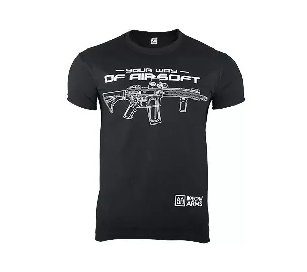 asgbox.pl - Koszulka Specna Arms - Your Way Of Airsoft 02 - czarny