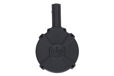 Specna Arms M4/AR15 magazynek bębnowy 1500 kulek elektryczny - Czarny - obrazek 4