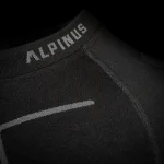 Bluza termoaktywna męska Alpinus Tactical Base Layer Czarno-Szary - obrazek 2