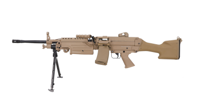 FN Herstal M249 MK2 CORE Karabin maszynowy AEG Tan (Bez oznaczeń licencyjnych) - OUTLET - obrazek 3