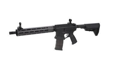 Karabinek ASG King Arms x Lancer Systems L15 LCH7 12" Real Carbon Czarny - obrazek 4