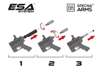 Replika karabinka Specna Arms RRA SA-E10 PDW EDGE™ HAL2 ™ Half-Tan - obrazek 9