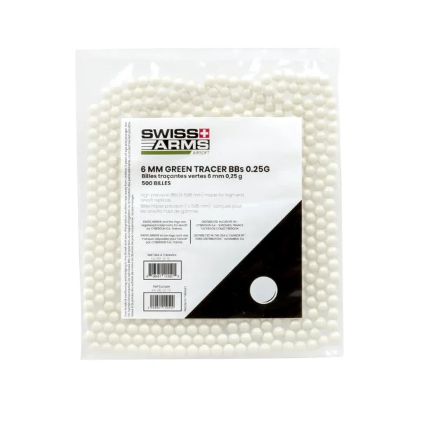 asgbox.pl - Kulki Tracer Swiss Arms 0.25g 500 szt. zielone
