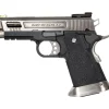 WE Hi-Capa 3.8 Force "Velociraptor" Pistolet GBB (Full-auto) Srebrny - OUTLET OD-G-OUT-72-038424-00 asgbox.pl