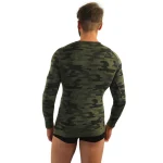 Koszulka termoaktywna Sesto Senso Thermo Active Moro długi rękaw Khaki - obrazek 2