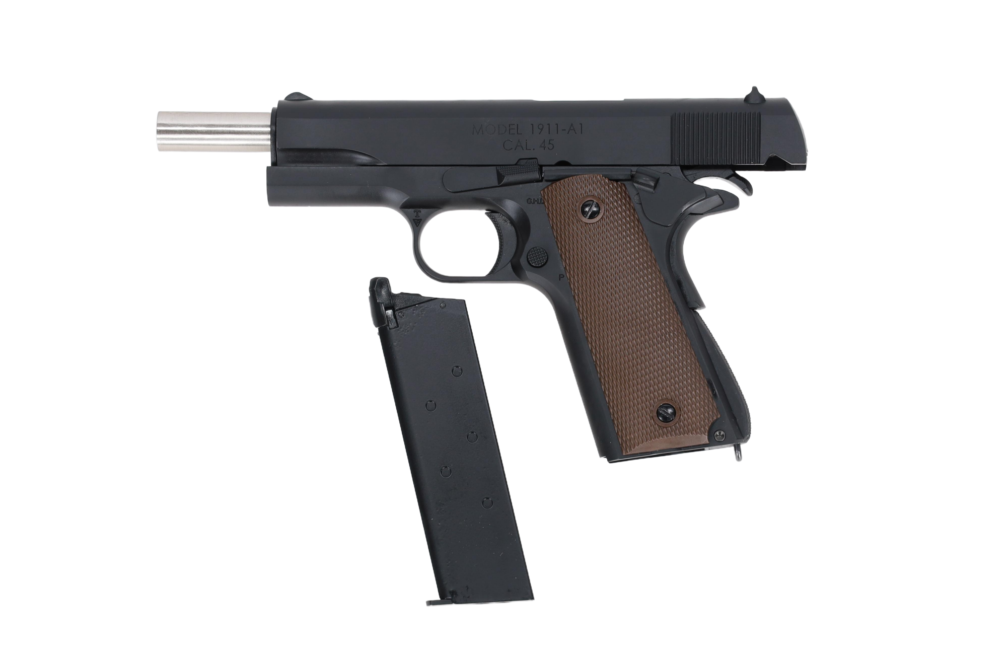 Pistolet ASG green gas King Arms 1911-A1 cal.45 Czarny OD-G-KIA-02-047636-00 asgbox.pl Pistolet ASG green gas King Arms 1911-A1 cal.45 Czarny - obrazek 6