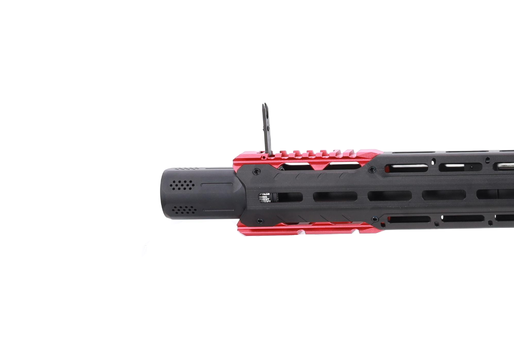 Karabinek ASG King Arms x Strike Industries Sentinel GRIDLOK® 15" Aster SE ETU Czarno-czerwony OD-G-KIA-01-049041-00 asgbox.pl Karabinek ASG King Arms x Strike Industries Sentinel GRIDLOK® 15" Aster SE ETU Czarno-czerwony - obrazek 4