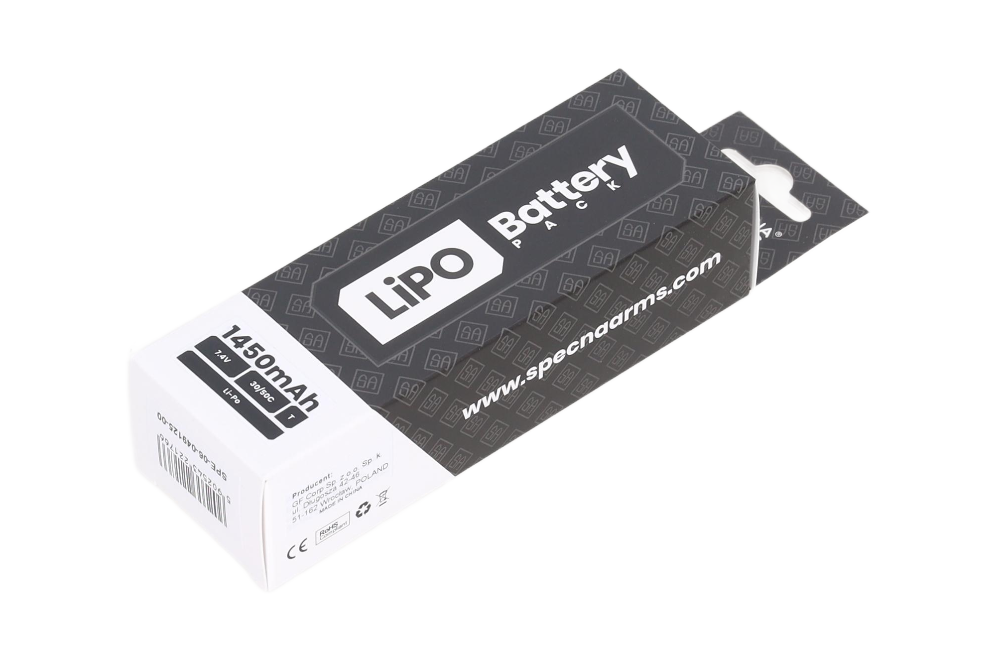 Specna Arms akumulator LiPo 7.4V 1450mAh 30/50C Tamiya mini OD-G-SPE-06-049125-00 asgbox.pl Specna Arms akumulator LiPo 7.4V 1450mAh 30/50C Tamiya mini - obrazek 2