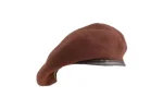 Beret wojskowy - kasztanowy - obrazek 2