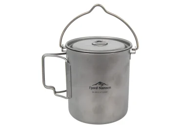Kubek tytanowy Fjord Nansen Jacon Henge 750ml Srebrny - obrazek 5