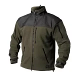asgbox.pl - Polar Classic Army Fleece Jacket - oliwkowo/czarny