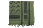 Chusta Specna Arms typu Shemagh Double Gun Czarno-zielona - obrazek 2