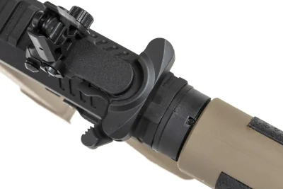 Pistolet maszynowy ASG Specna Arms SA-FX01 FLEX™ HAL ETU Half-Tan z pomarańczowym urządzeniem wylotowym - obrazek 7