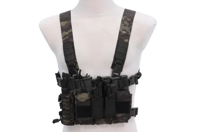 Kamizelka taktyczna typu Chest Rig Specna Arms Tactical Adaptive MC Black - obrazek 2