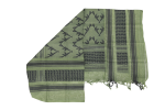 Chusta Specna Arms typu Shemagh Double Gun Czarno-zielona - obrazek 4