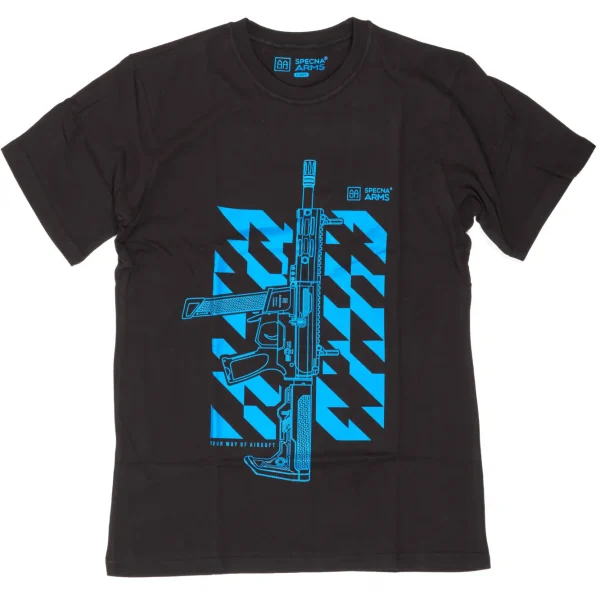 asgbox.pl - Koszulka Specna Arms Flex X-Series Your Way Of Airsoft 05 Czarna
