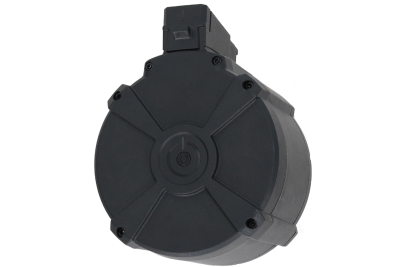 Specna Arms AK magazynek bębnowy 1500 kulek elektryczny - Czarny - obrazek 5