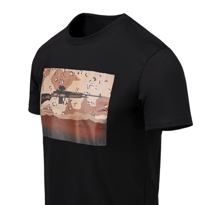 Alternative view of HELIKON M14 Rifle T-Shirt – Black / 6 Color Desert