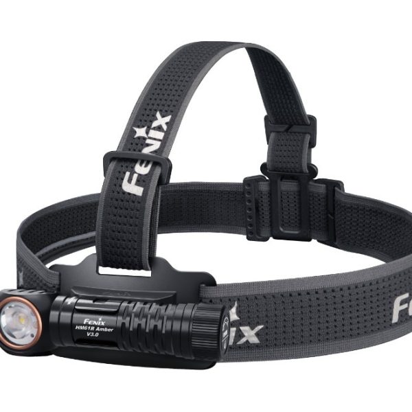 FENIX HM61R Amber V3.0 Rechargeable Headlamp – Black