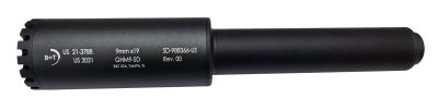 Lambda Defence GHM9 GBB Large Suppressor - Black - obrazek 9