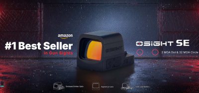 OLIGHT Osight SE Red Dot Sight (Green Dot), RMSc Footprint – Black - obrazek 5