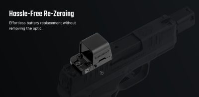 OLIGHT Osight SE Red Dot Sight (Green Dot), RMSc Footprint – Black - obrazek 10
