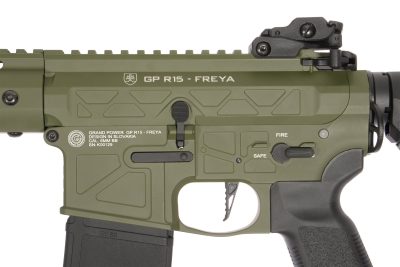Delta Armory GP FREYA R15 Skeleton M-LOK 13" Gen2 – Green - obrazek 3
