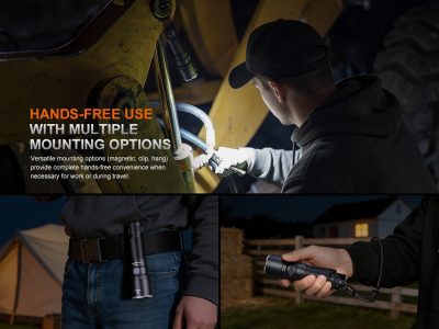 FENIX C7 PRO Rechargeable Flashlight 4600 LM – Black - obrazek 10