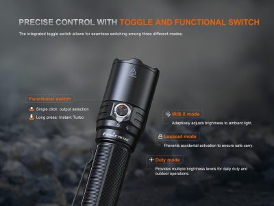 FENIX TK15R Rechargeable LED Flashlight 3200 LM – Black - obrazek 6