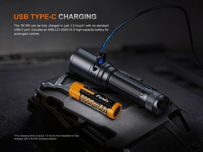 FENIX TK15R Rechargeable LED Flashlight 3200 LM – Black - obrazek 7