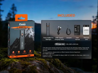 FENIX E06R PRO Rechargeable EDC Flashlight 1600 LM (EU) – Green - obrazek 10