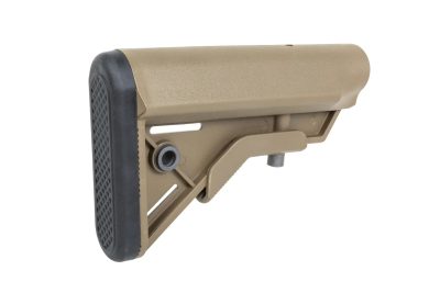 SA M4 Adjustable Tactical Stock – Tan - obrazek 2