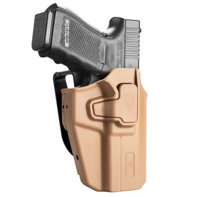 Alternative view of G a F Universal OWB UNI PRO Holster, Right-Handed – Tan