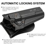 G a F OWB Holster Colt 1911 / M1911, Right-Handed – Black - obrazek 5
