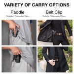 G a F OWB Holster Colt 1911 / M1911, Right-Handed – Black - obrazek 6