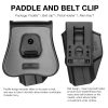 G a F OWB Holster Glock Compact (19 / 23 / 32), Right-Handed – Black OD-A-GF-POG19A asgbox.pl