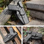 G a F Glock 17 / 19 Level III Duty Holster, Right-Handed – Black - obrazek 6
