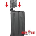 Angry Gun Tokyo Marui MWS / EMG Lancer V2 Reinforced Magazine Feed Lip – Black - obrazek 4