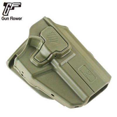Alternative view of G a F Universal OWB UNI PRO Holster, Right-Handed – Green