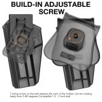 G a F OWB Holster CZ P-07 / P-09, Right-Handed – Black - obrazek 7