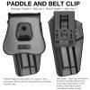 G a F OWB Holster CZ P-07 / P-09, Right-Handed – Black OD-A-GF-POP09A asgbox.pl