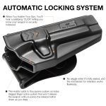 G a F OWB Holster CZ P-07 / P-09, Right-Handed – Black - obrazek 6