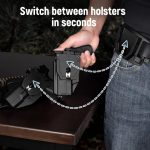 G a F Quick Release Belt Attachment – Black - obrazek 2