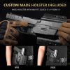 G a F Combo WARRIORLAND MA2 800 LM Flashlight and Glock 17 / 19 Holster, Right-Handed - Black OD-A-WL-MA2-KOG19RH asgbox.pl