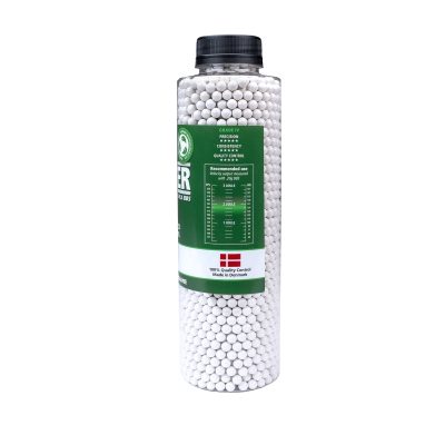 Alternative view of ASG BIO BBs ALPHA Blaster PLA 0.32g, 3300 BBs – White