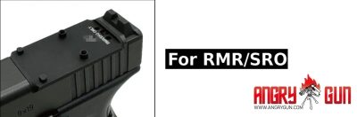 Angry Gun RMR / SRO OPF-G Red Dot Mount Plate for Marui G-Series 17 Gen5 MOS – Black - obrazek 2
