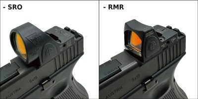 Angry Gun RMR / SRO OPF-G Red Dot Mount Plate for Marui G-Series 17 Gen5 MOS – Black - obrazek 3